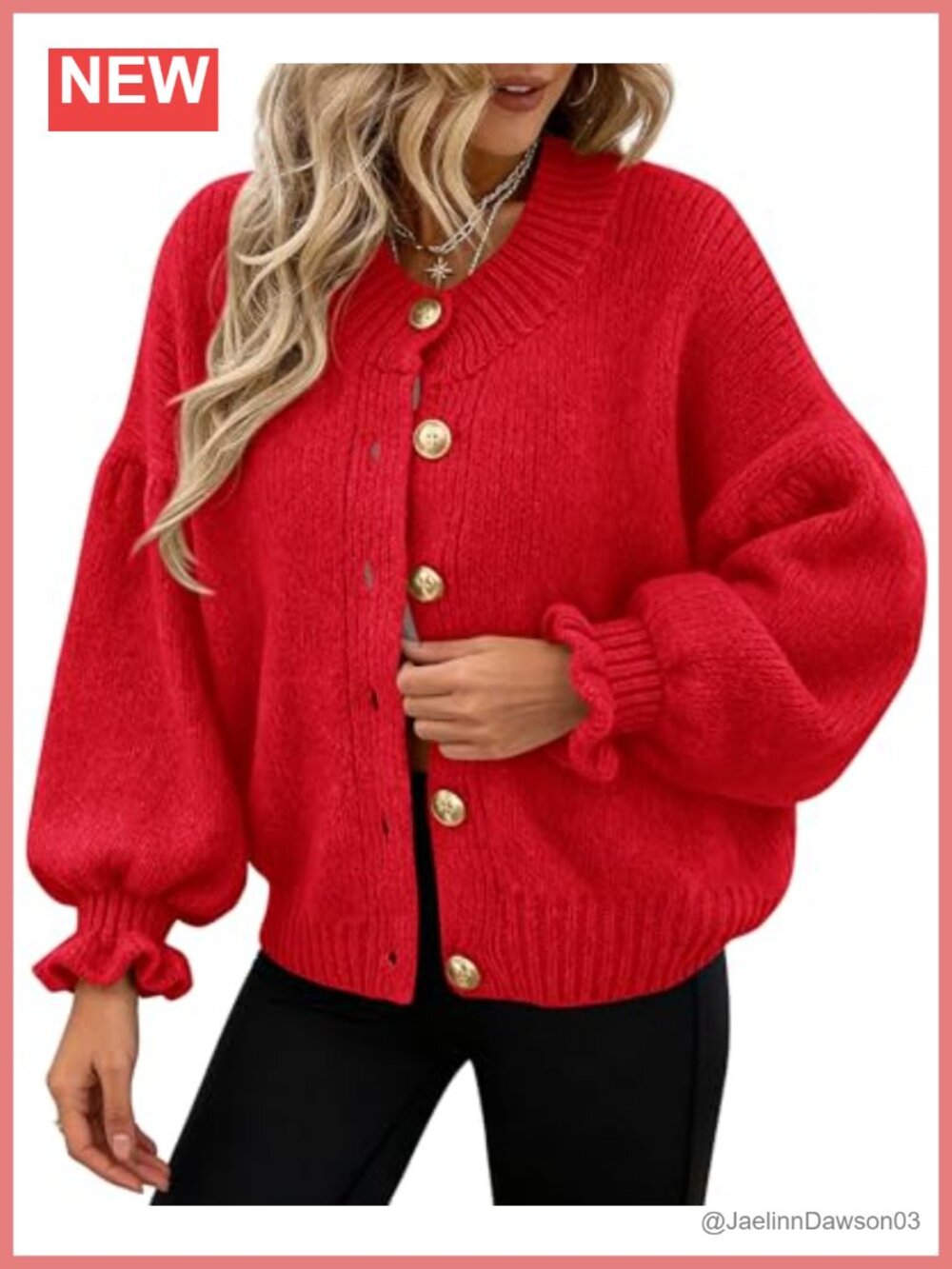 Women's Long Sleeve Chunky Knit Cardigan Sweater